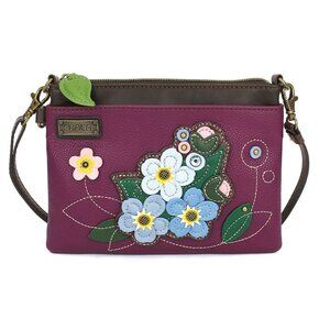 Chala “Forget-Me-Not” Crossbody Bag Faux Leather